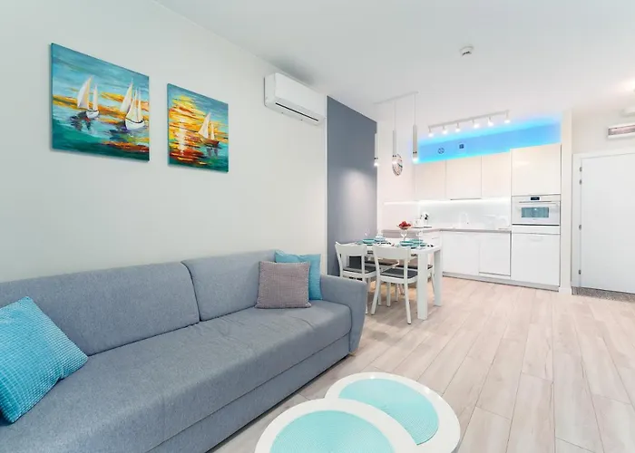 Apartament Z Widokiem Na Morze - Blekitna Perla By Perlowa Przystan Rent Apartmán *